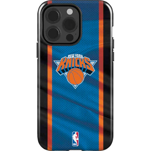 NBA New York Knicks Away Jersey iPhone 15 Pro Impact Case